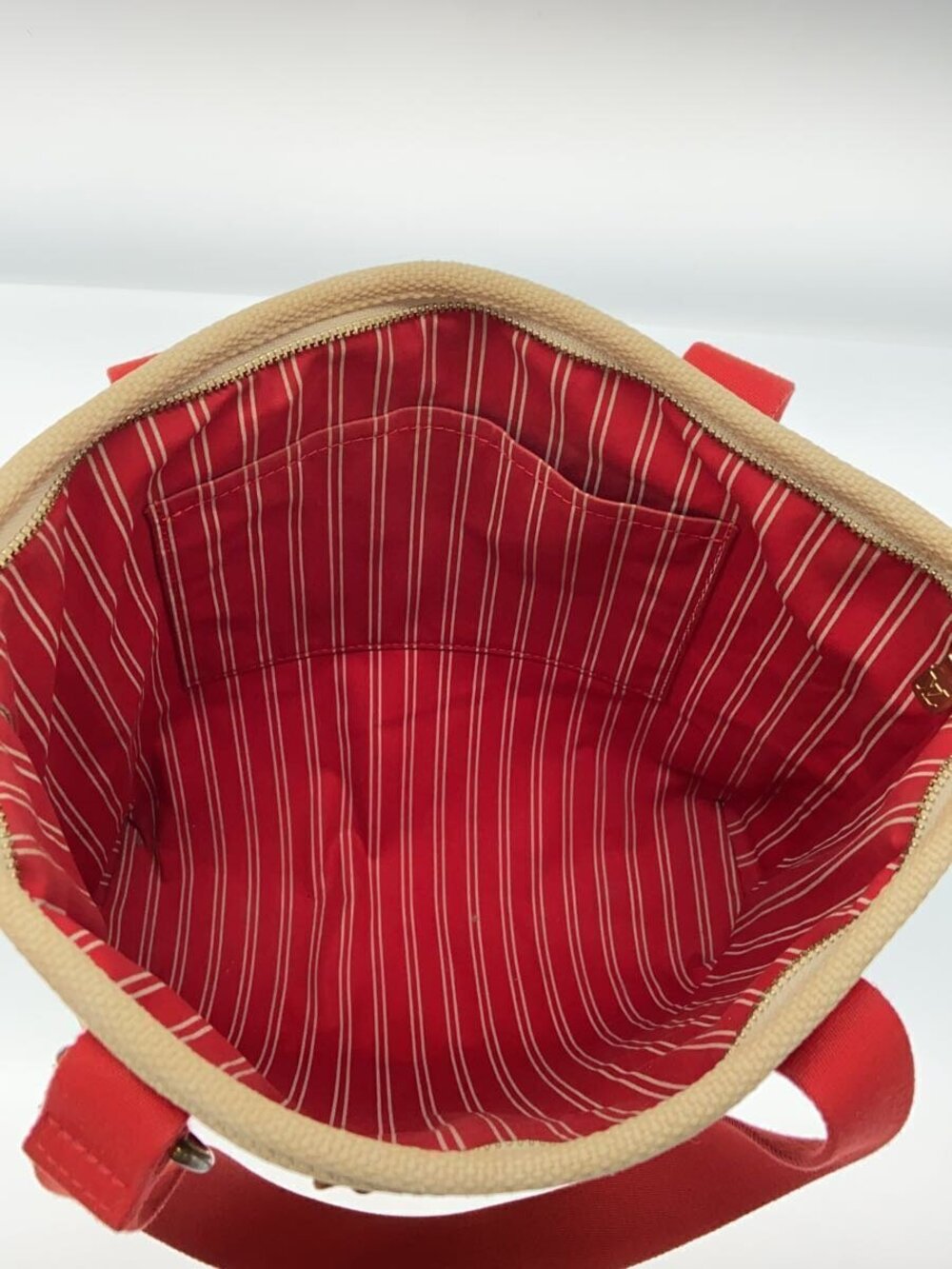 Louis Vuitton Cabas Antigua RED Canvas - Picture 6 of 6